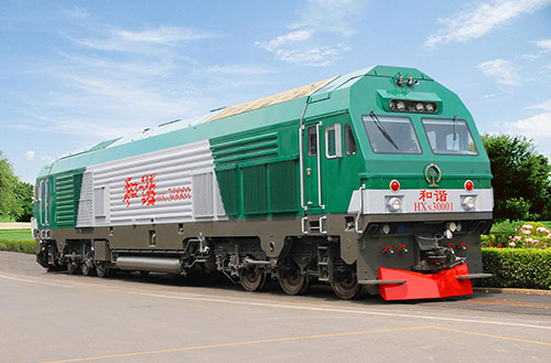 HXN3 diesel locomotive - The main auxiliary chamber fan & The dust exhausting fan